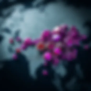 Map highlighting regions known for producing high-quality alexandrite gemstones