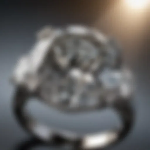 Exquisite 7.5 carat diamond ring showcasing its brilliance and clarity