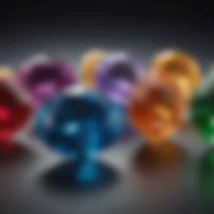 An infographic illustrating the science of color perception and its effects on the appearance of gemstones.
