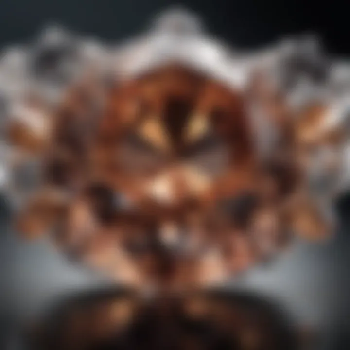 An infographic detailing historical price trends of diamonds over the decades