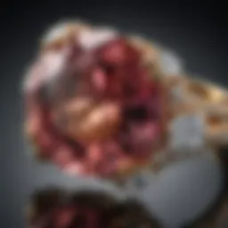 Close-up view of a three-carat gemstone showcasing its brilliance.