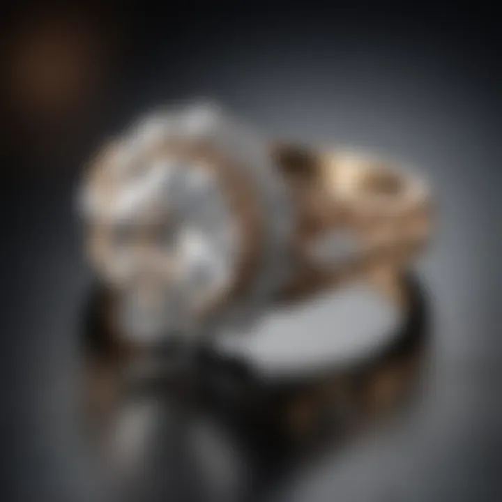 A lifestyle image featuring an engagement ring designed for active individuals, emphasizing practicality.