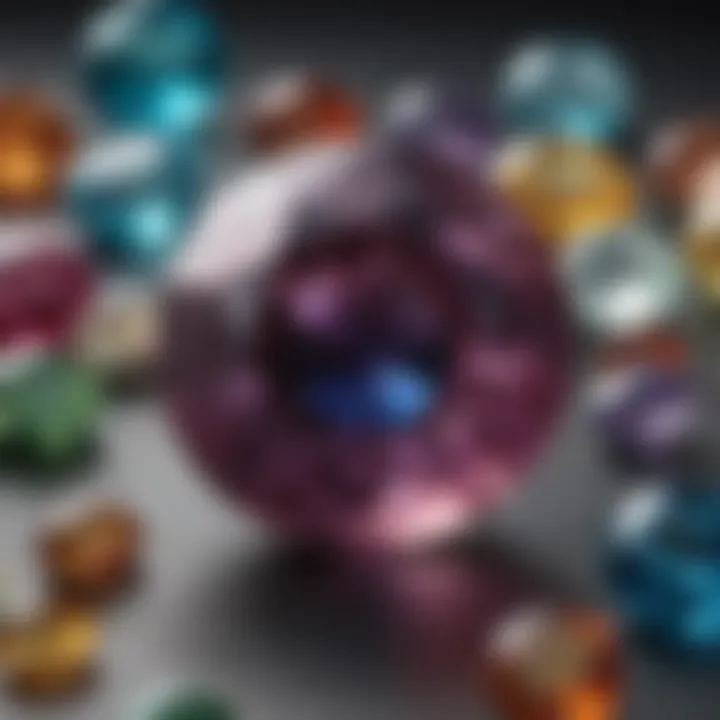 Visual guide showcasing aesthetic appeal of gemstones