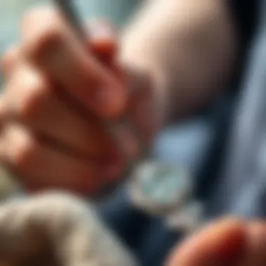 Polishing Tools Enhancing Jewelry Luster Polishing tools enhancing luster of jewelry