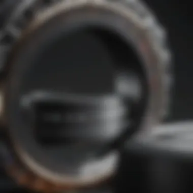 Precision Measurement Tool Close-up of a ring measurement tool indicating half sizes