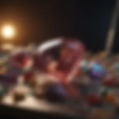 Ethics in Gemstone Production An artistic representation of ethical sourcing in gem production