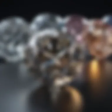 Diamond Color Grading Spectrum Color comparison of diamonds from D to Z grade