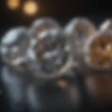 Market trends graph for diamond prices over time