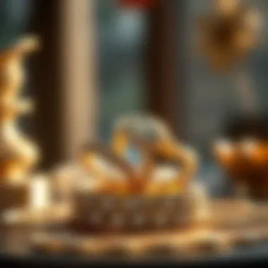 Artistic representation of jewelry valuation process