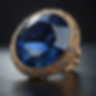 Certification Importance in Sapphire Pricing Certification document for a sapphire gemstone