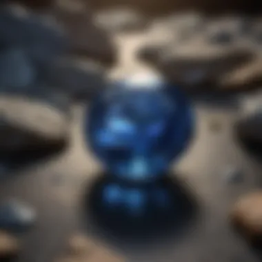 Geographical Origins of Sapphires Geographical map highlighting sapphire origins