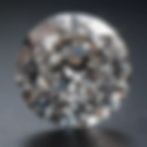 A close-up of a beautifully cut diamond showcasing its brilliance and clarity