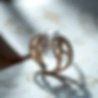 Detailed view of the structural integrity of a tension ring