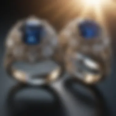 Sapphire vs Diamond Rings Comparison of sapphire and diamond engagement rings