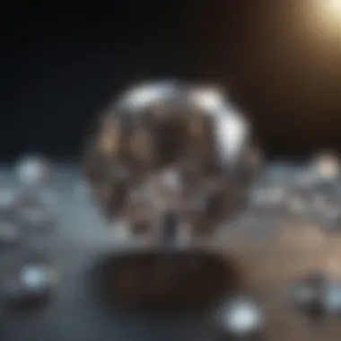 Visual representation of ethical diamond sourcing