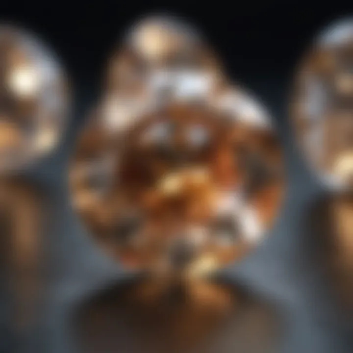 Graph showcasing diamond market trends