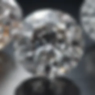 Comparison chart illustrating moissanite diamonds vs traditional diamonds and gemstones