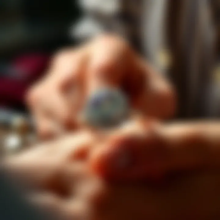 Artisan jewelers crafting engagement rings, showcasing the skill and artistry involved.