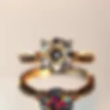 A stunning close-up of a diamond engagement ring highlighting its brilliance and clarity.
