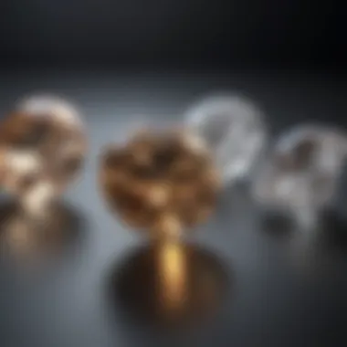 Understanding Clarity in Diamond Evaluation Diagram showing different clarity grades of diamonds