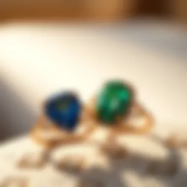 Ethically Sourced Gemstones for Blue Nile Rings A selection of ethically sourced gemstones used in jewelry.