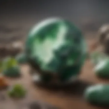 Geographical sources of jade A map highlighting the geographical sources of jade and their significance in pricing.
