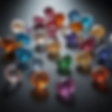 Diamond Color Spectrum A comparison of various diamond colors