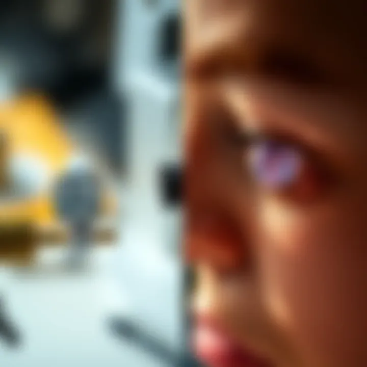 Comparing Refractometer and Gemstone Testing Side-by-side comparison of a refractometer and gemstones being tested