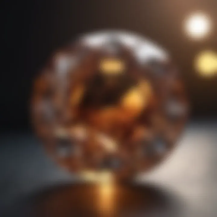 Comparison of diamond colors and their market value