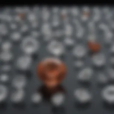 Impact of Cut Quality on Size Perception Comparison chart displaying various diamond cuts and their size appearance