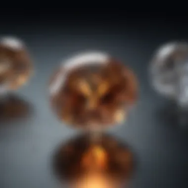 A visual representation of the four Cs of diamonds