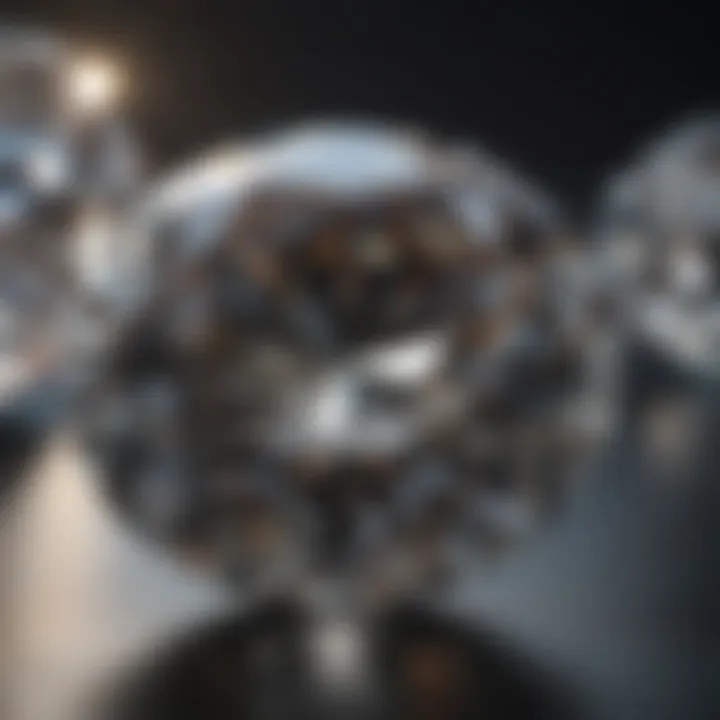 Infographic illustrating market trends in diamond pricing