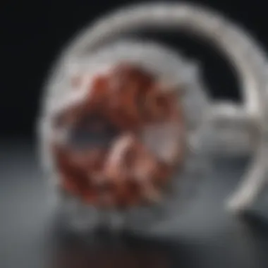 Cubic Zirconia Jewelry Cubic zirconia displayed in elegant jewelry setting