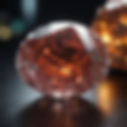 Radiant Gemstone Reflecting Light