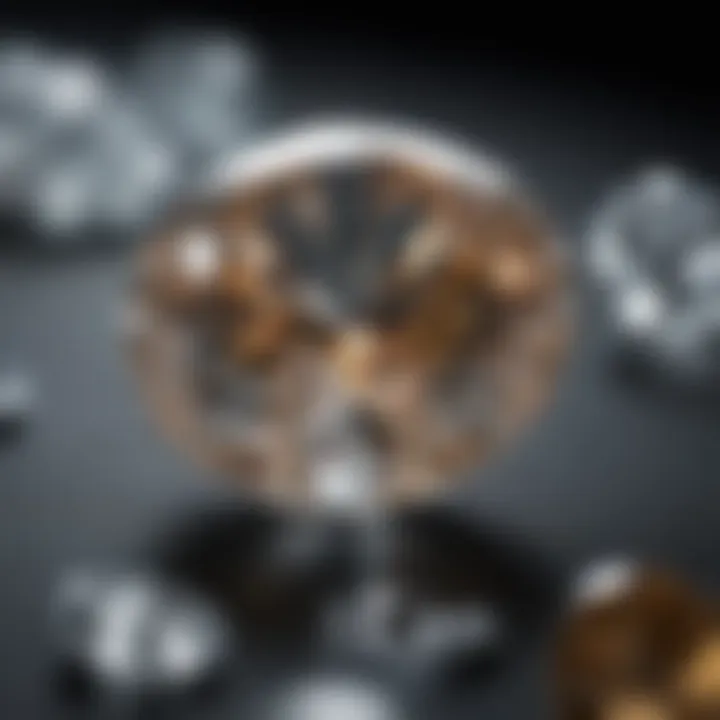 Unique facets of a stunning dream-cut diamond