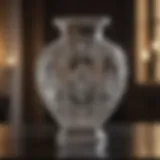 Elegant Crystal Vase Anniversary Gift Idea