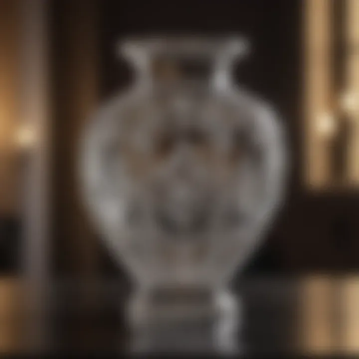 Elegant Crystal Vase Anniversary Gift Idea