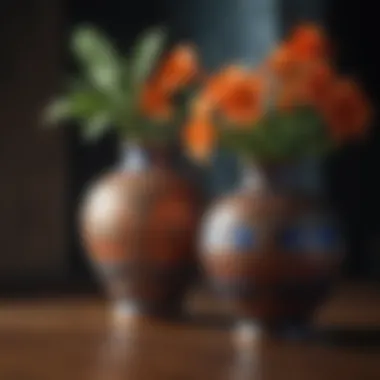 Artisanal Ceramic Vase Set