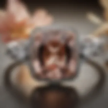 Unique morganite engagement ring under $2500