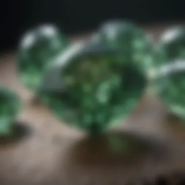 Exquisite Green Diamond Formation Process