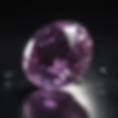 Ethereal Purple Gemstone Glow