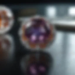 Elegant gemstone display
