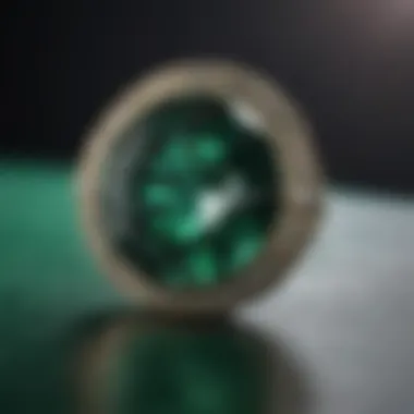 GIA certification seal on emerald