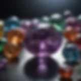 Exquisite gemstone selection