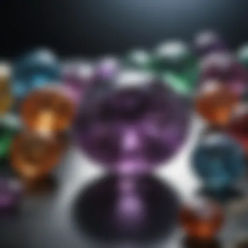 Exquisite gemstone selection