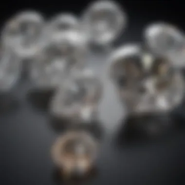 Graph illustrating the value differences between 3-4 carat diamonds and 1 carat diamonds