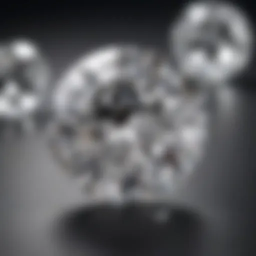 Sparkling Moissanite Gemstone Close-up