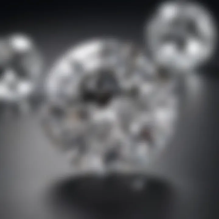 Sparkling Moissanite Gemstone Close-up