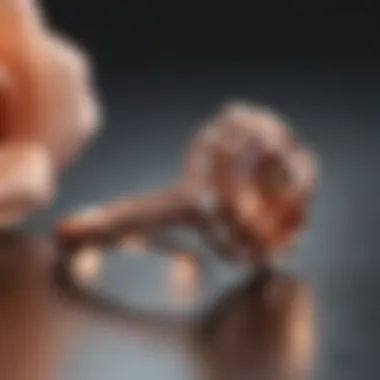 Vintage Rose Gold Engagement Ring