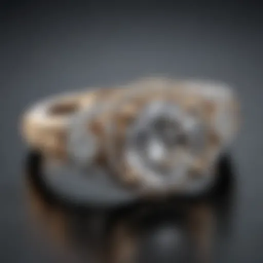 Elegant diamond ring showcasing clarity and brilliance